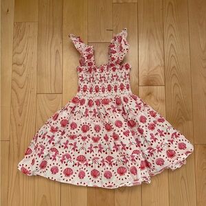 Hill House Tiny Nap Dress - Mermaid Print - 3/4Y